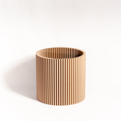 cog foam pot large almond