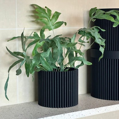 cog form foam pot charcoal