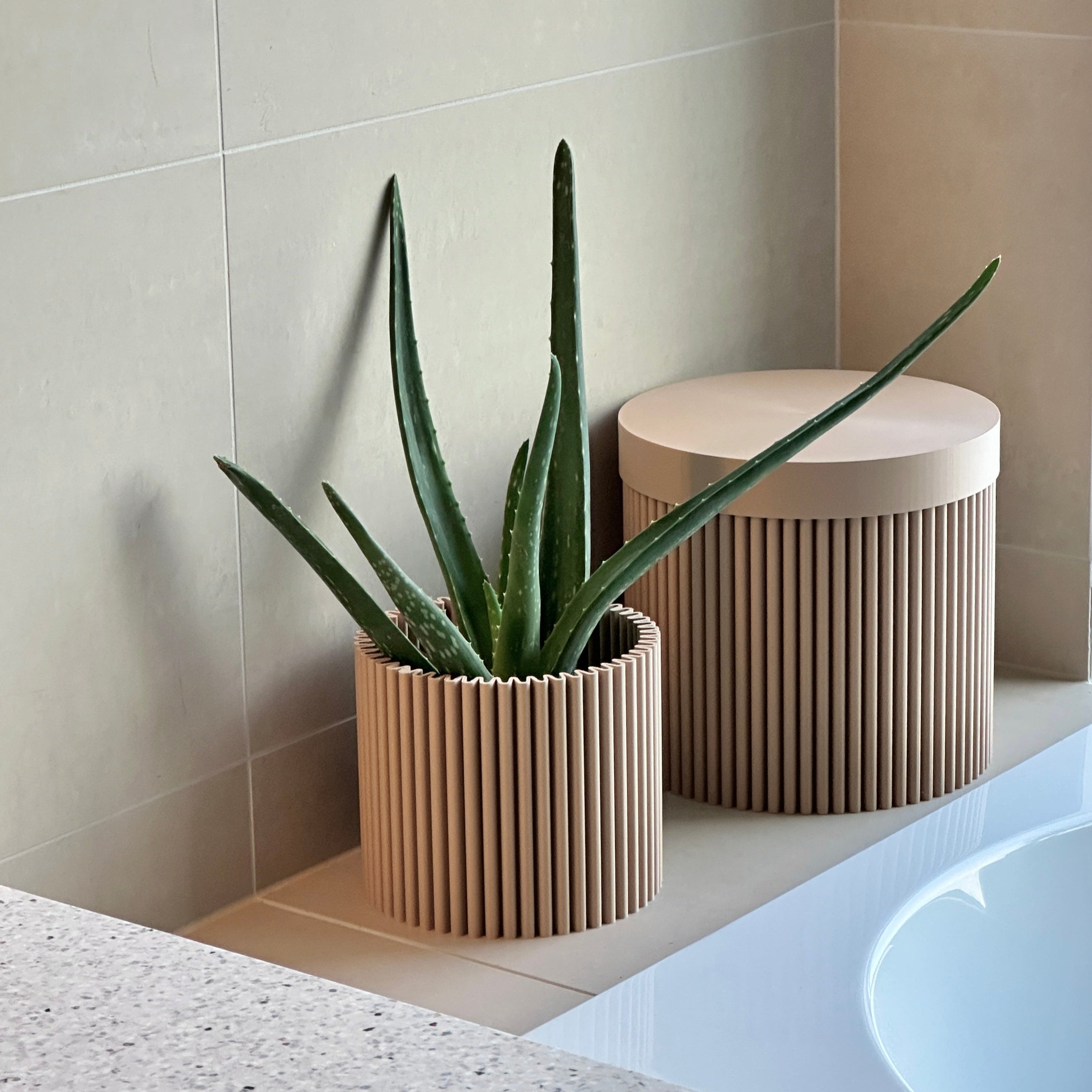 cog form foam flower pot and box